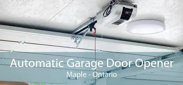 Automatic Garage Door Opener Maple - Ontario