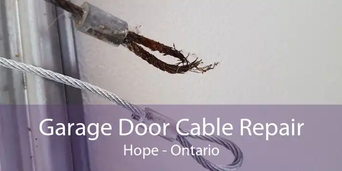 Garage Door Cable Repair Hope - Ontario