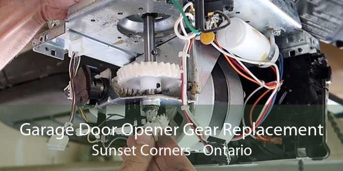 Garage Door Opener Gear Replacement Sunset Corners - Ontario