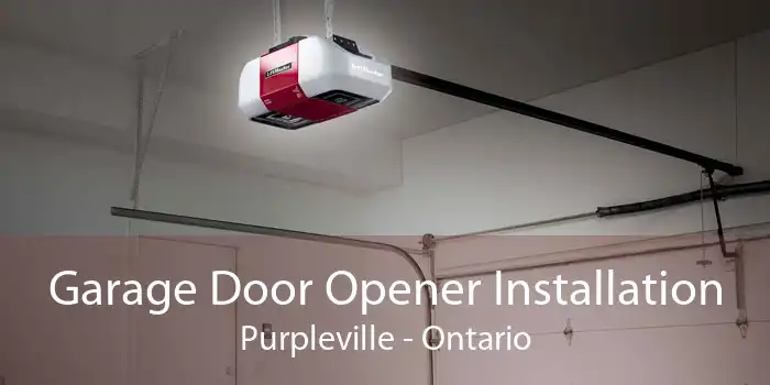 Garage Door Opener Installation Purpleville - Ontario