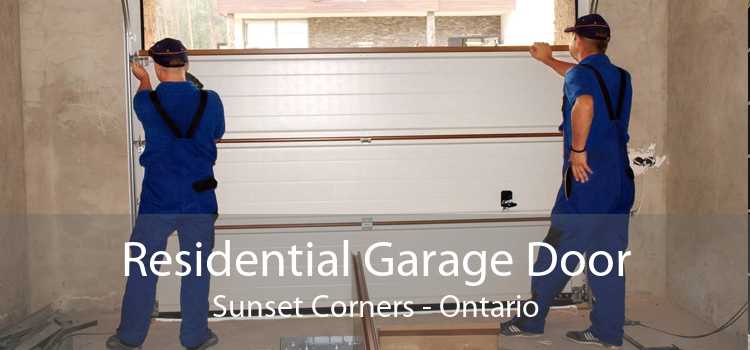 Residential Garage Door Sunset Corners - Ontario