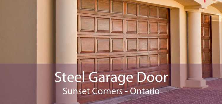 Steel Garage Door Sunset Corners - Ontario