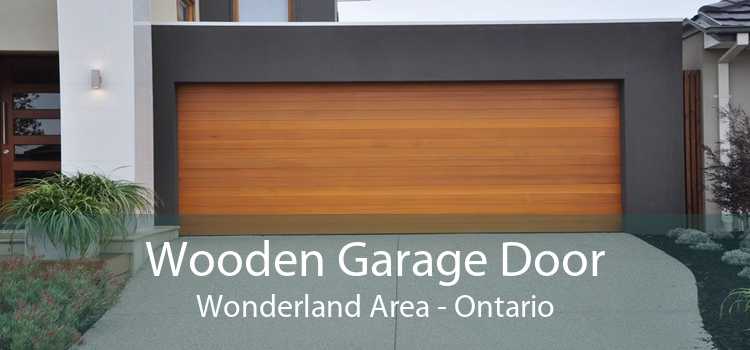 Wooden Garage Door Wonderland Area - Ontario